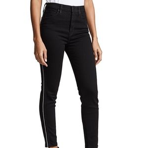HUDSON HOLLY SKINNY AnkleJEANS with silver piping